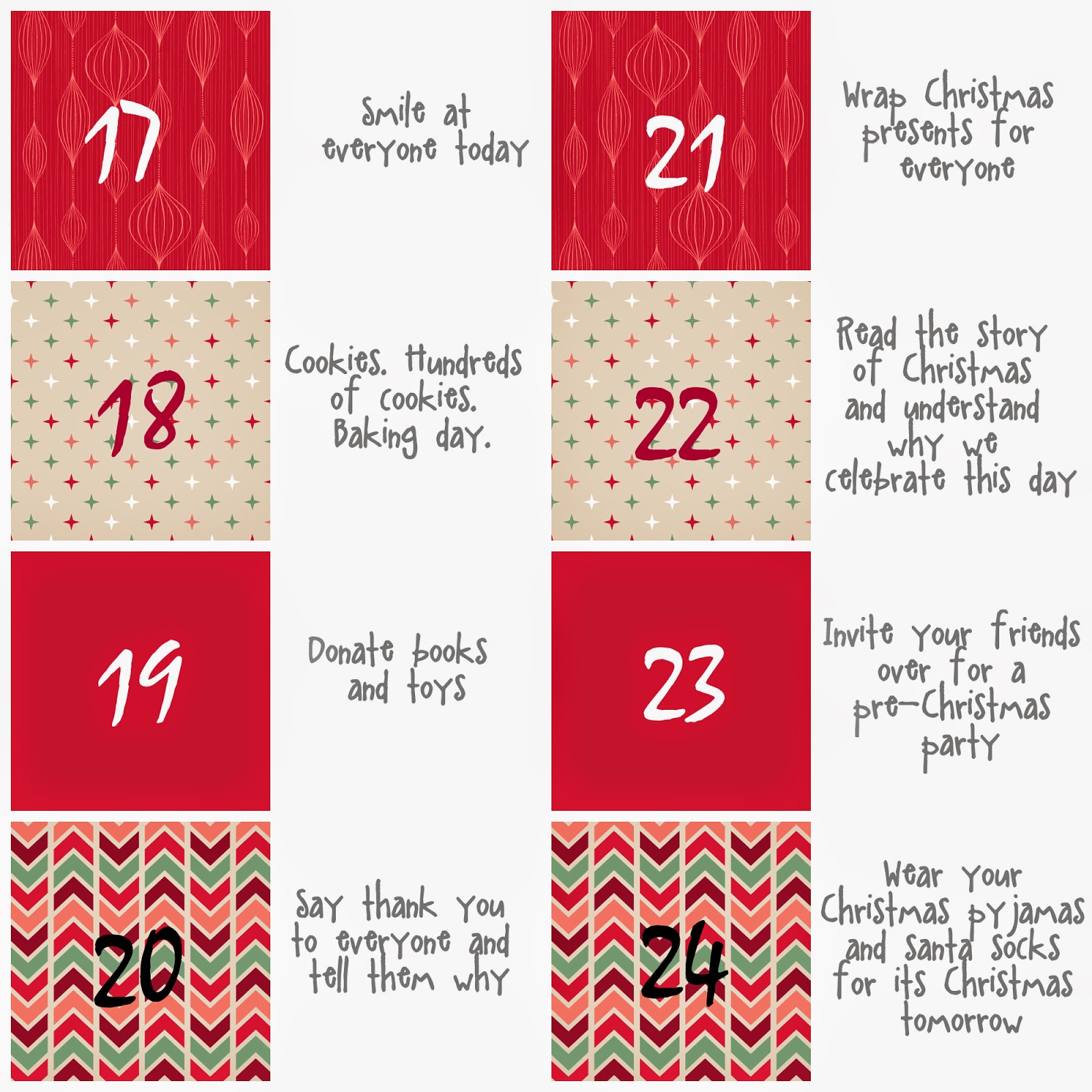 orangekitchens: 25 days of Christmas Advent Calendar orangekitchens: 25 days of Christmas Advent Calendar