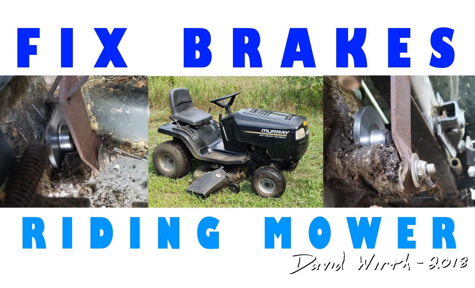 Riding Mower Fix Brakes