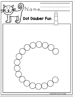 Dot Dauber Fun with the Alphabet ~ Preschool Printables