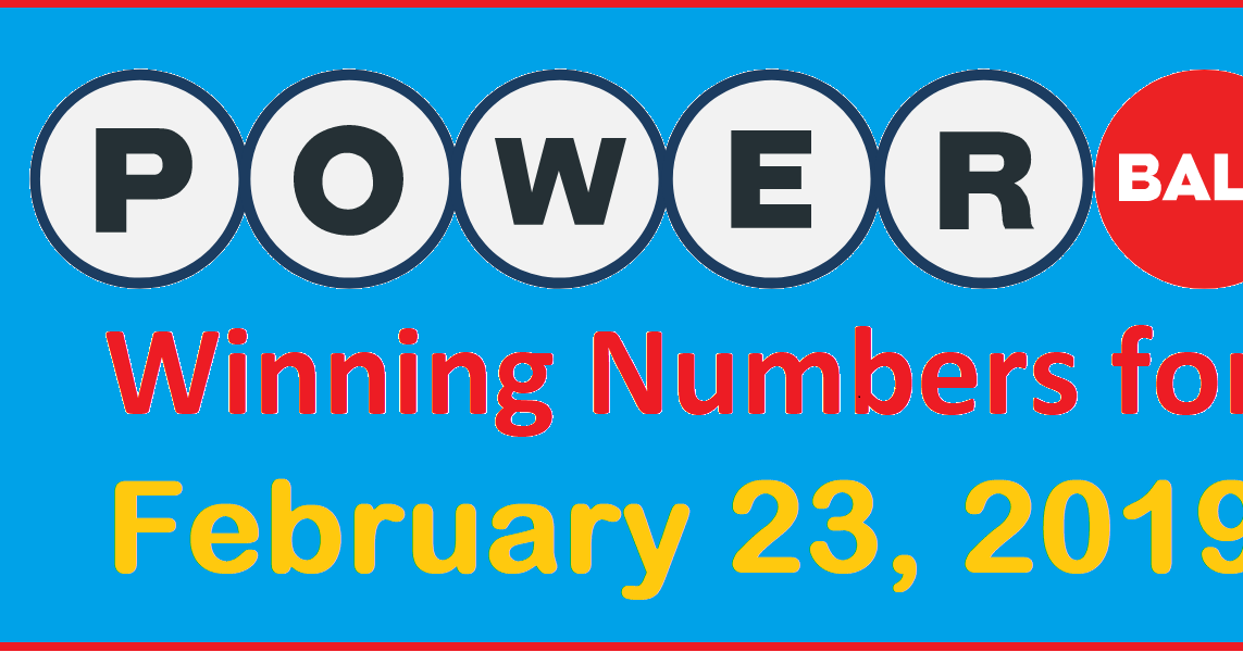 PowerBall Winning Numbers for Saturday, 23 February 2019