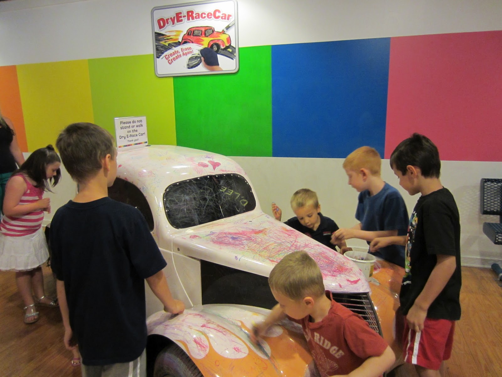 Coloring Car at the Crayola Experience