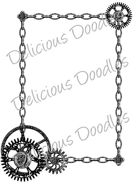 steampunk clip art borders - photo #20