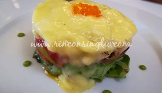 ensalada sin gluten en la carbona