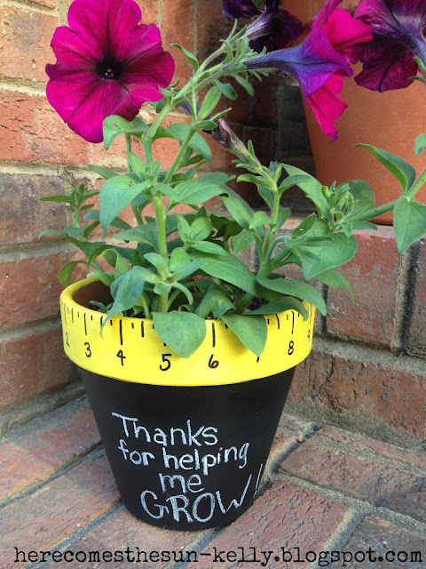 Here Comes the Sun: Teacher Appreciation Flowerpot Gift