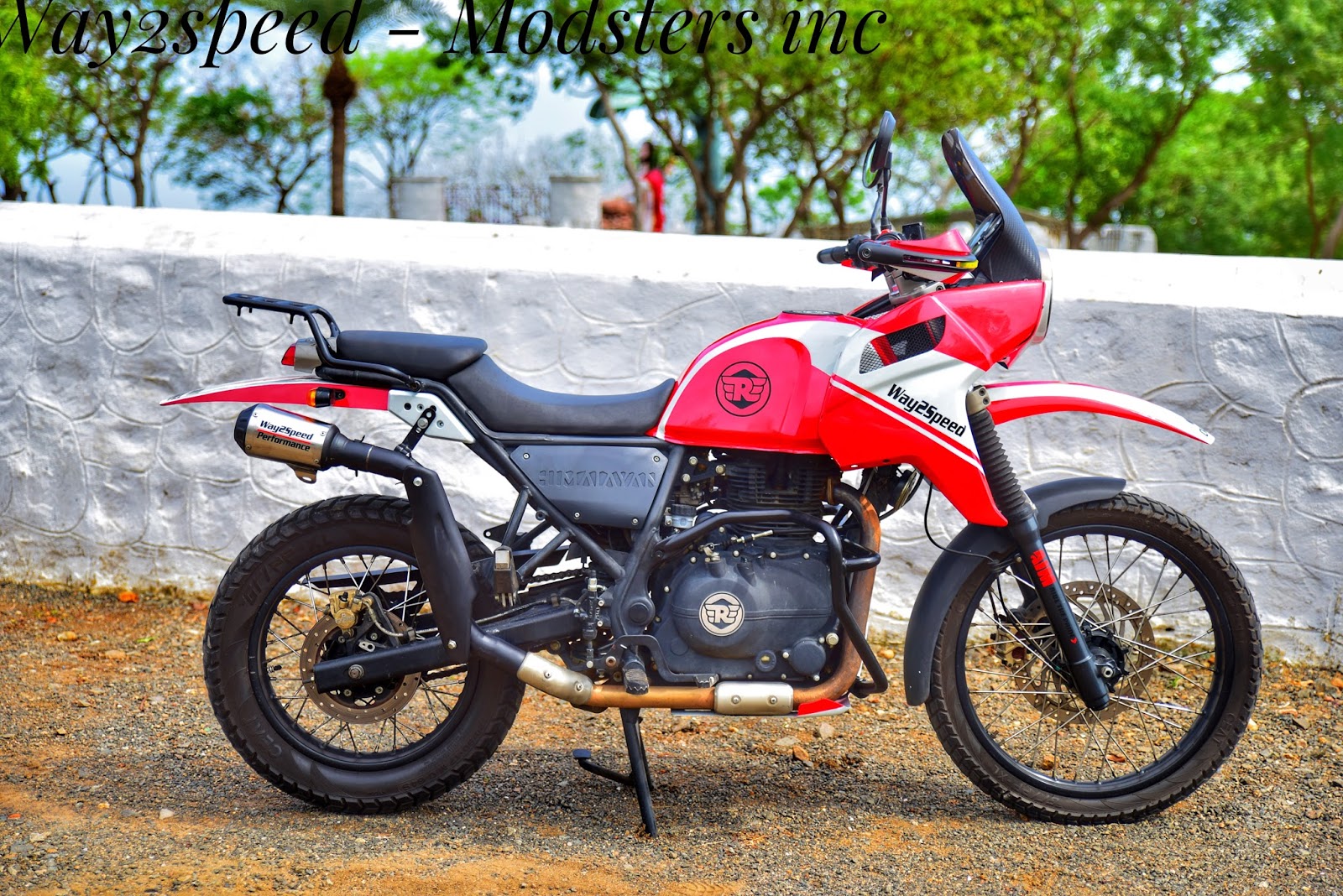 Dual Sport bike El Diablo Royal Enfield Himalayan Kit by Way2speed