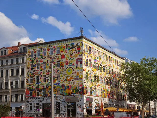 What to see in Leipzig in one day: street art in the student quarter (aka Karli)