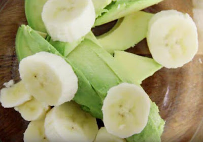 Avocado and banana