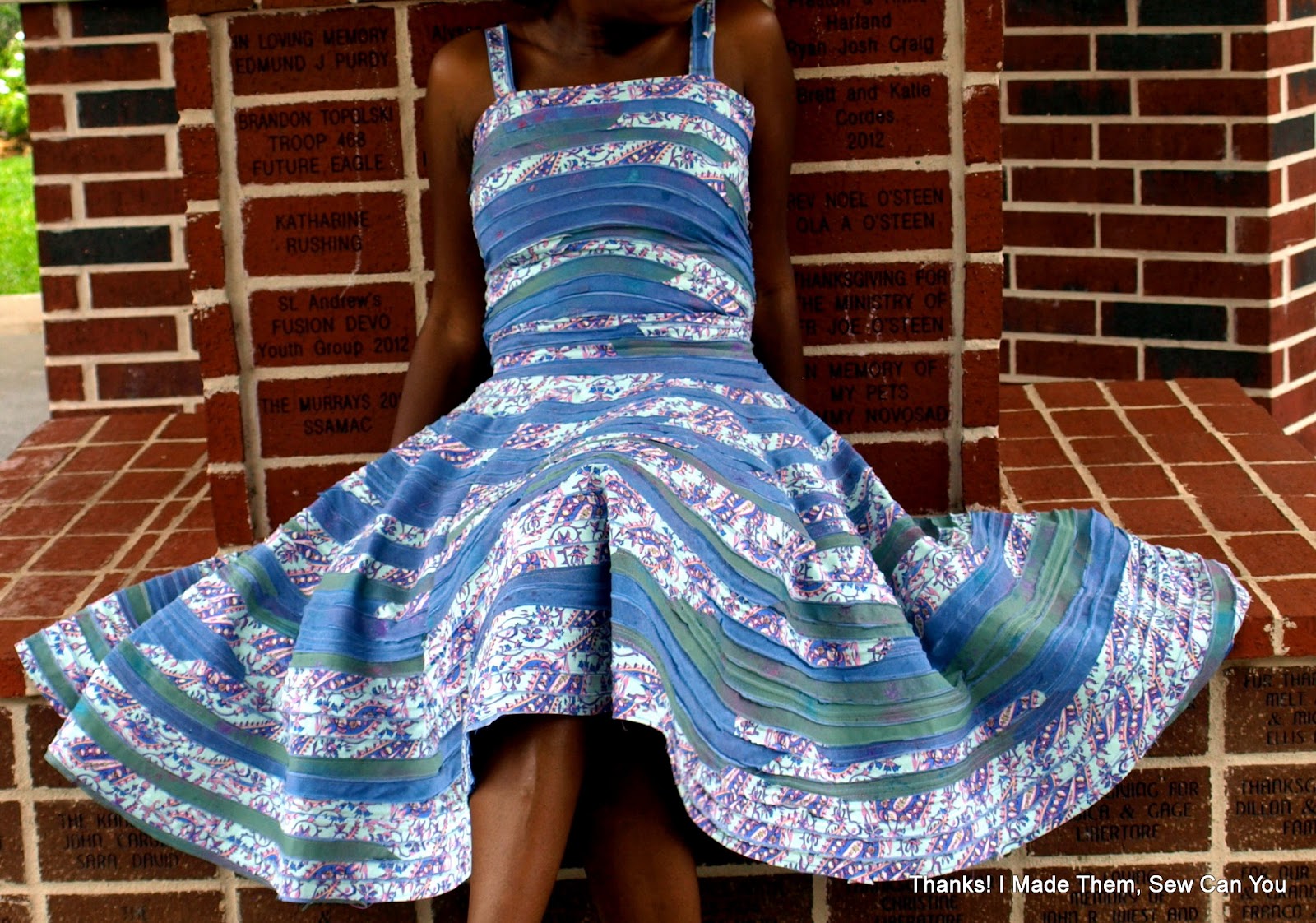 Thanks! I made them! The Bias Tape Dress is Done! Just in time for the