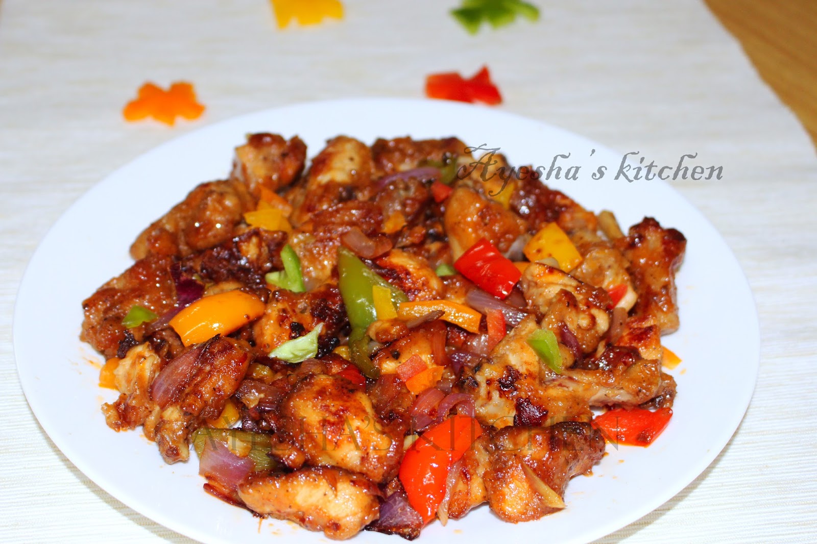 CHICKEN STIR FRY CHILLI CHICKEN