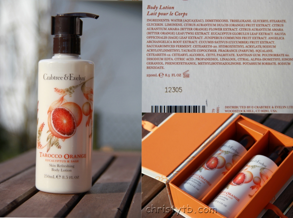 Crabtree And Evelyn Tarocco Orange Body Lotion Christytb: Crabtree & Evelyn Tarocco Orange eucaliptus & sage: bath