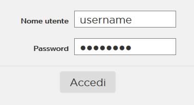 password nascosta form