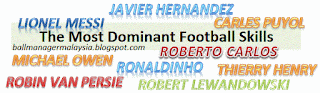 The most dominant football skills