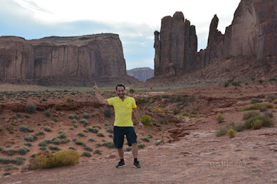 Viaje con tienda de campaña por el Oeste Americano - Blogs de USA - Monument Valley, ¿rodamos una del oeste? (15)