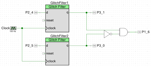 Simple Multipole Glitch Filter (PSoC)