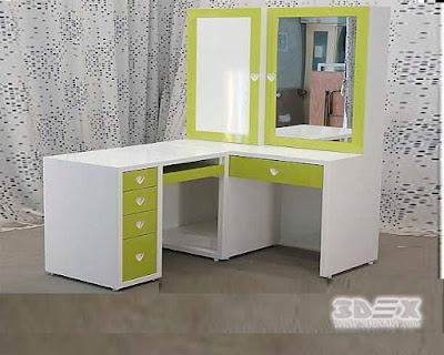 Latest modern corner dressing tables for small bedroom designs 2019