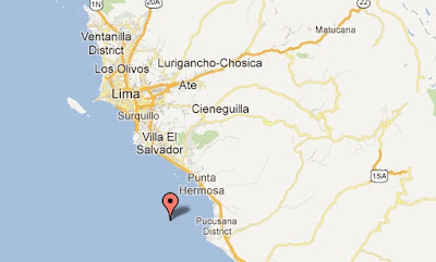 punto del epicentro temblor lima hoy 18 octubre 2012