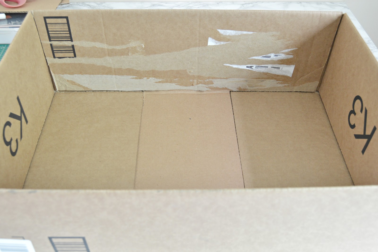 Vikalpah DIY Baskets (2 ways) from Shipping boxes