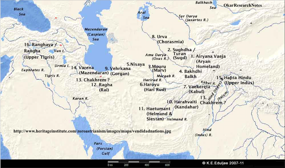 Persian empire map image