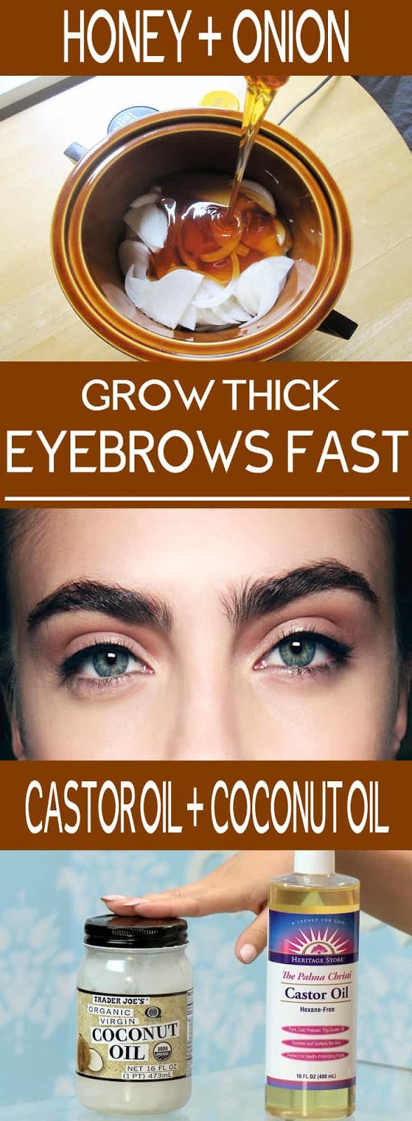 How To Grow Thicker Eyebrows Best Home Remedies - Natural ...