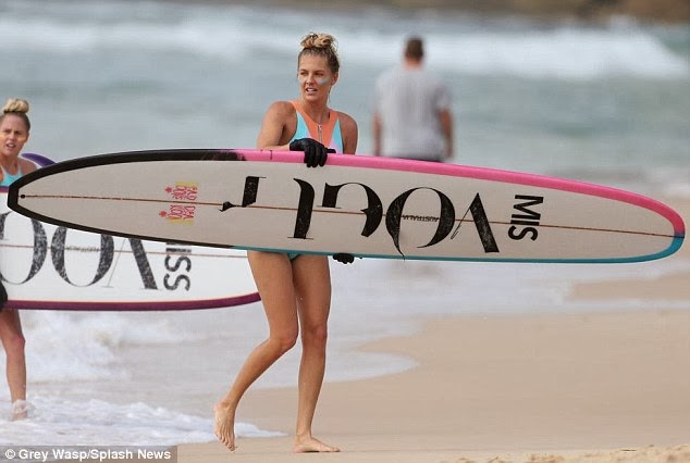 Champion Surfer Stephanie Gilmore Almost Falls Out Of Her Swimsuit