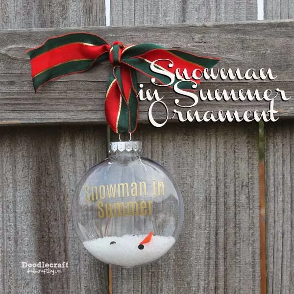 Clear Filled Santa Belly Ornament Craft For Kids - Sunshine Whispers