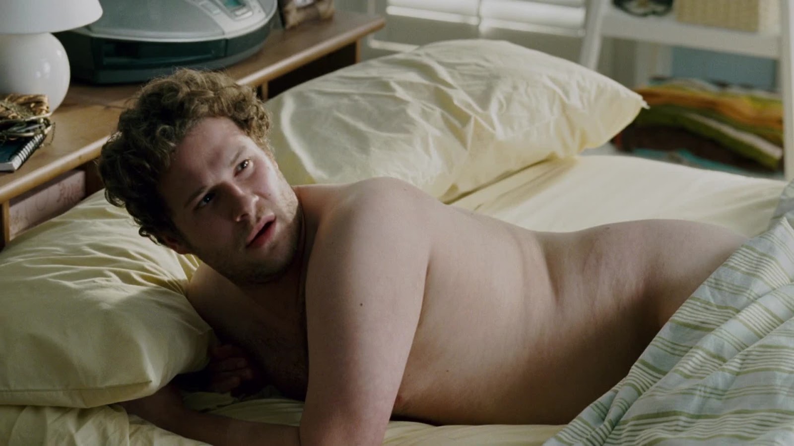 Seth Rogen nude in Knocked Up.