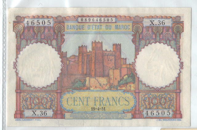 Marocco - 100 Francs - 1951 - P-45