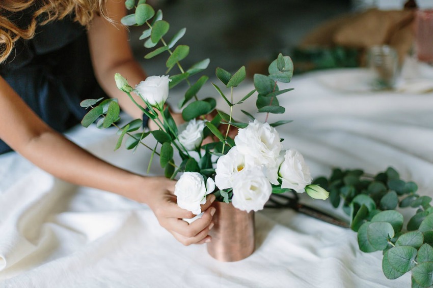 decoración con eucalipto 3