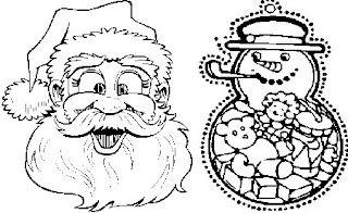 dibujos para colorear de navidad