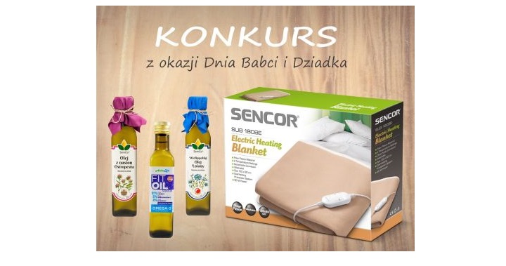 Wygraj elektryczny koc i zestaw olejów Semco Konkurs