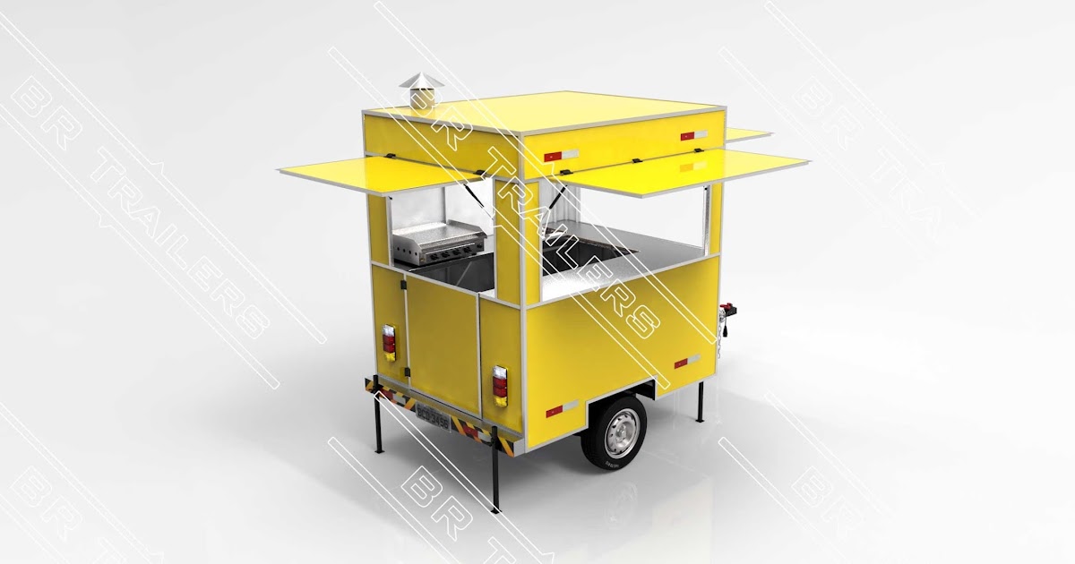 Projetos Reboques Trailer Plans Single Axle Food Trailer Plans PDF