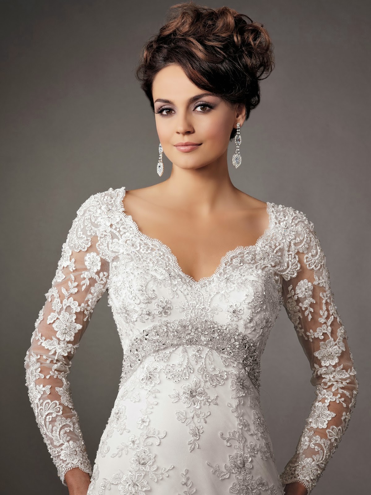 Imágenes de Vestidos de novia con mangas Vestidos Moda 2019 2020