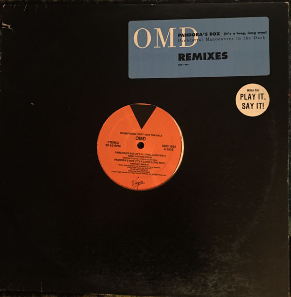 OMD Pandora's Box (It's A Long Long Way) (The Remixes) (1991) (US) [12'']