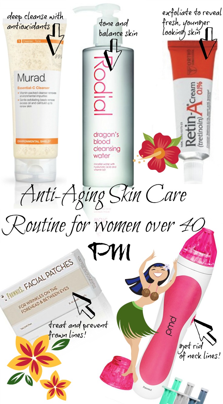 RETINA SKIN CARE ROUTINE PM FOR WOMEN OVER 40