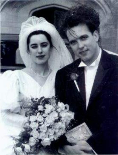 Robert Smith with his wife Mary Poole; Their wedding Picture