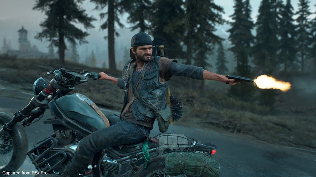 نظرة على الدراجة النارية و الاكشن في عالم لعبة Days Gone، لنشاهد الصور