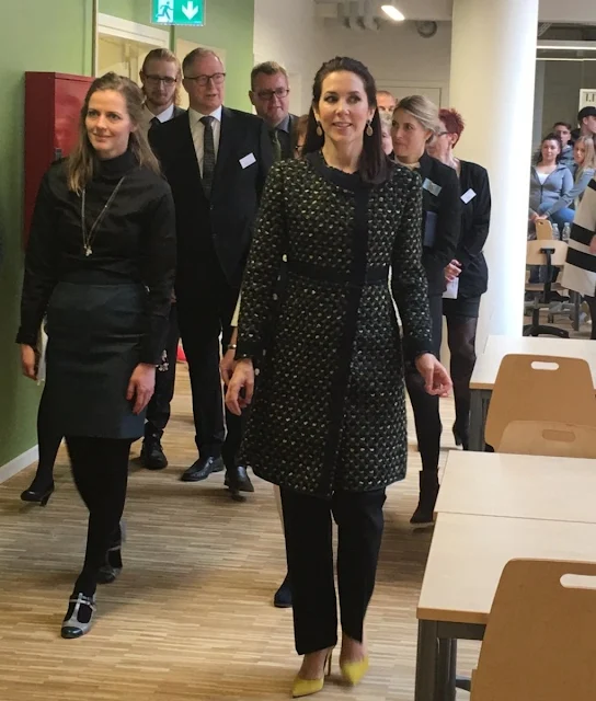 Crown Princess Mary of Denmark opened a new social and health school (Sopu-school) in Vesterbro