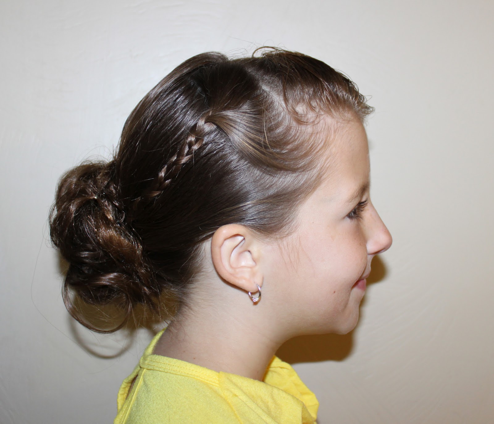 Hairstyles For Girls The Wright Hair Poof Braid To Bun