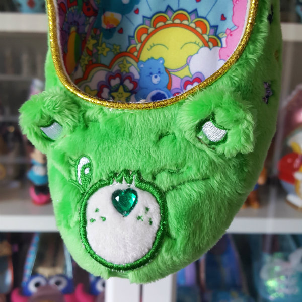 Good Luck Bear toe green furry Good Luck Bear Care Bear toe of shoe