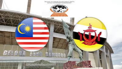 Live Streaming Malaysia vs Brunei Kejohanan AFF B-16 3.8.2018