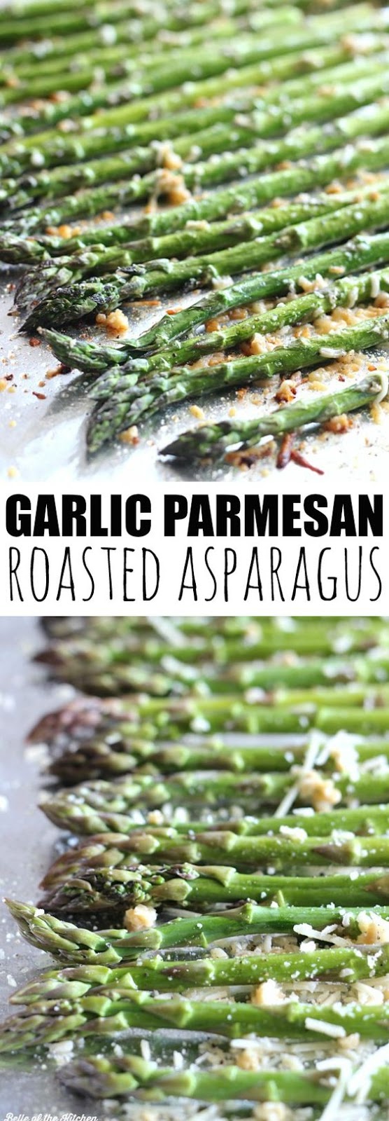 Garlic Parmesan Roasted Asparagus - cooking Creations