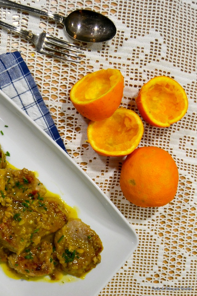 Ponto de Rebuçado Receitas: Medalhões de porco com molho de laranja