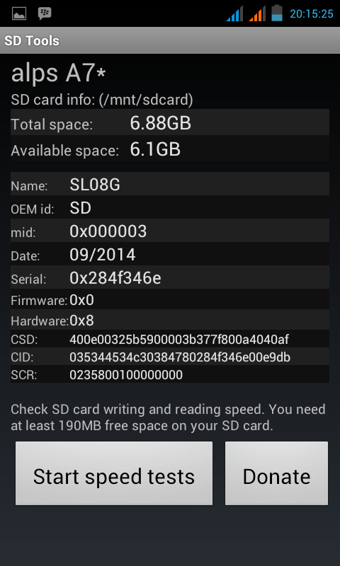 Cara Mengetahui Kecepatan SD Card / Micro SD