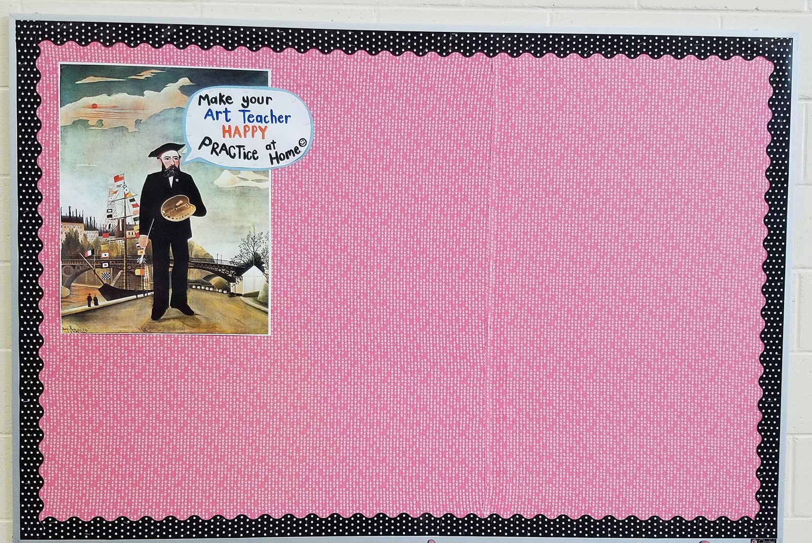 Crazy Busy Art Room Borders...Staples....Bulletin Boards. OH, MY!