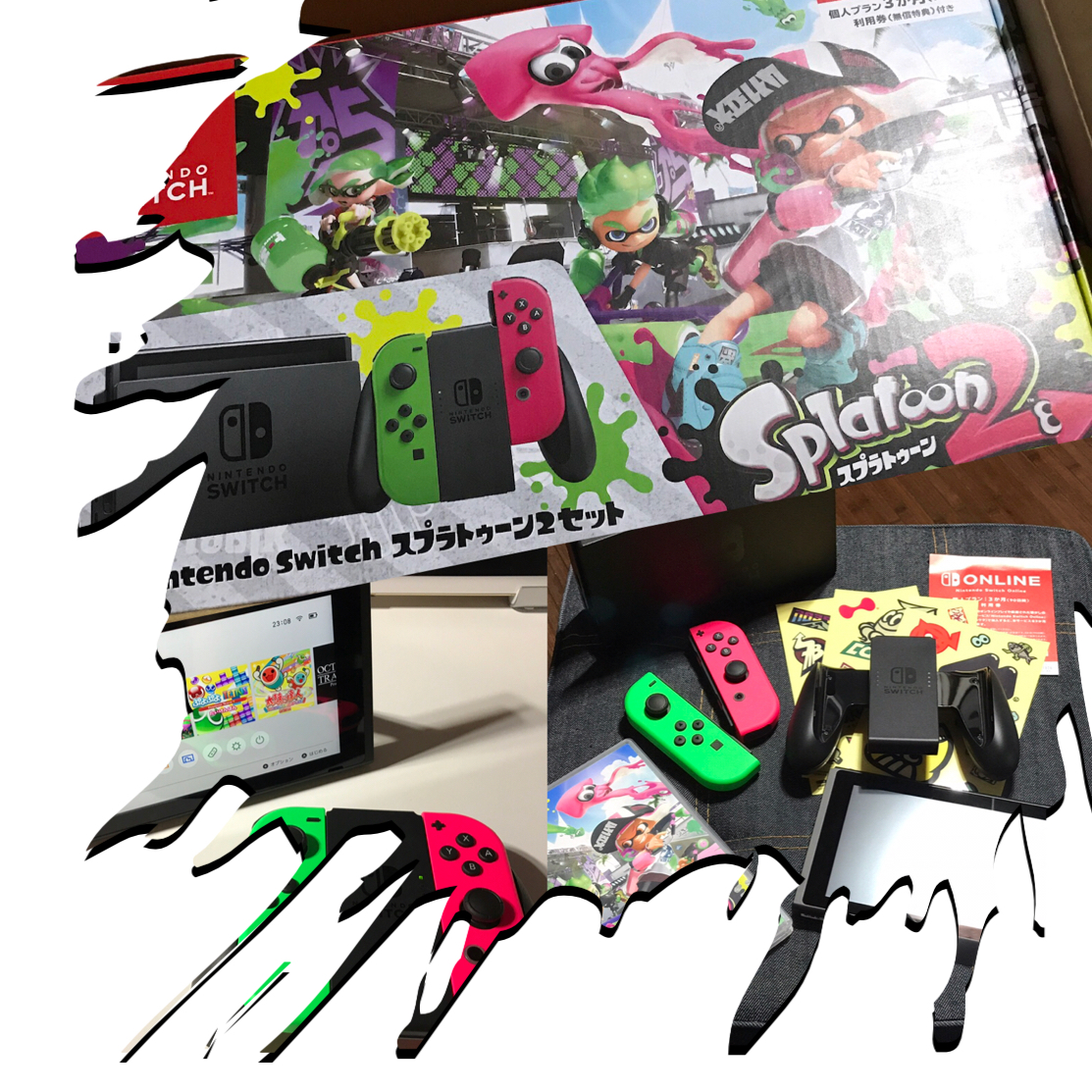 祝・再販！『任天堂 switch スプラトゥーン2セット』でイカデビューしました！