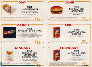 Free Printable Mcdonalds Coupons Free Printable Mcdonalds Coupons