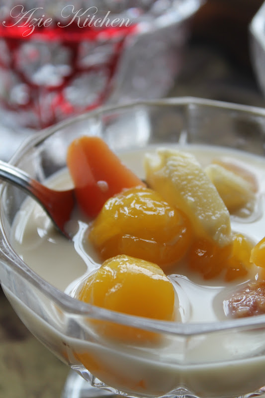 Berkuah puding buah Baking Too