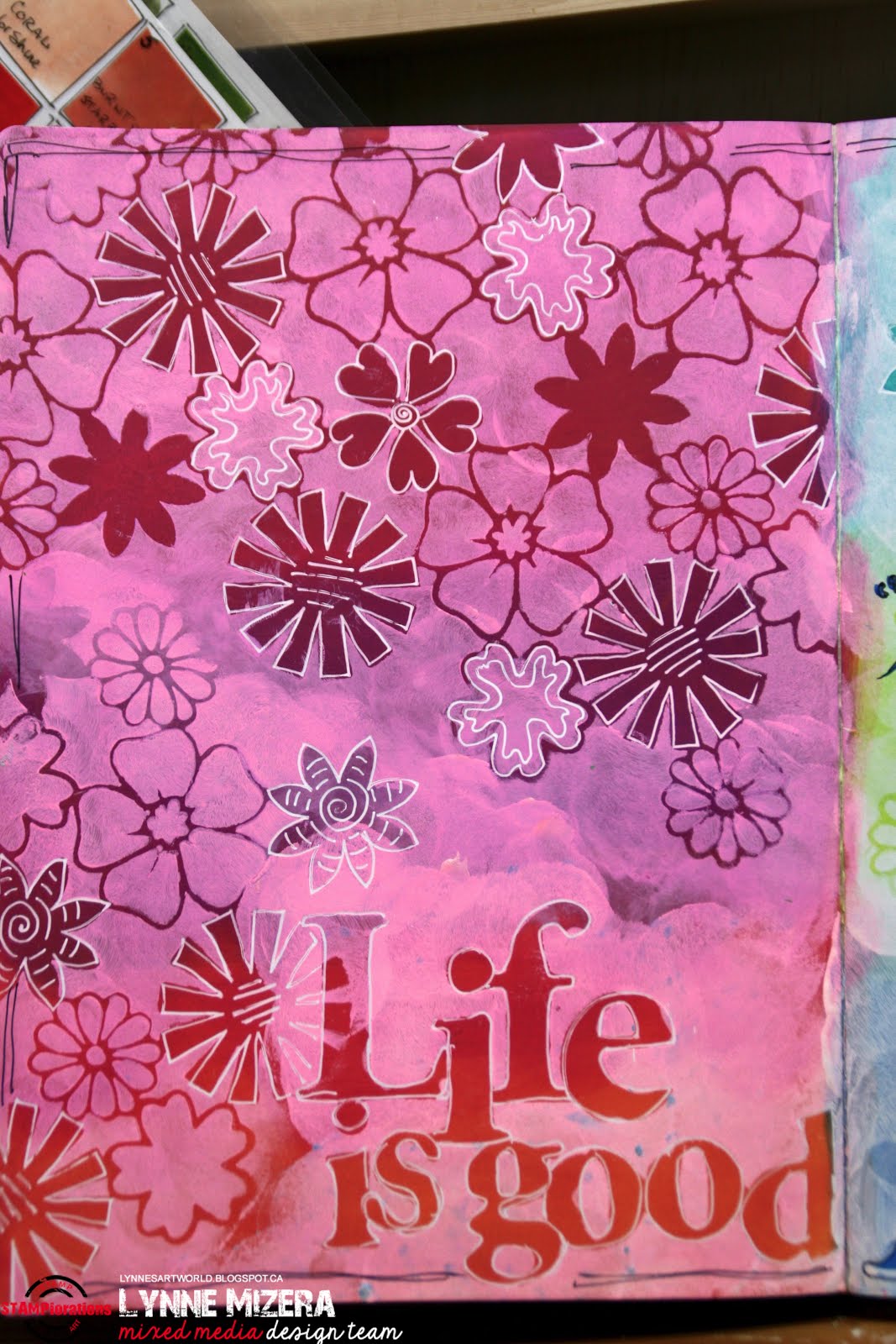Lynne's Art World LIfe is Good ART An Art Journalling Journey