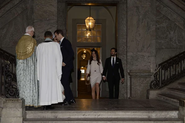 King Carl XVI Gustaf, Queen Silvia and Crown Princess Victoria, Prince Daniel, Princess Estelle and Princess Madeleine and Chris O'Neill, Princess Leonore and Prince Carl Philip and his fiancee Sofia Hellqvist attends a service in the Royal Chapel 