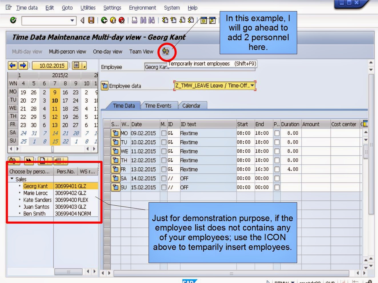 青蛙SAP分享 Froggy's SAP sharing SAP HCM Time Management Recording Time